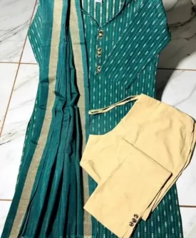 cotton kurti dupatta set for women & girl