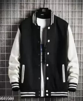 versity jacket black and white