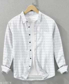 trendy white men shirts