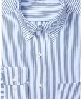 men's dress shirt regular fit pinpoint stripe