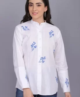 women shirt embroidered