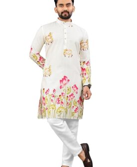 Trustous Kurta Pyjamas set for Mens | Pyjamas with kurta PRINTED and classis look |KURTA Pyjamas SET