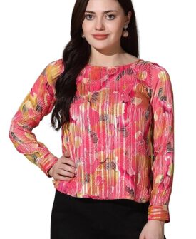 fashion dream women's georgette regular fit top