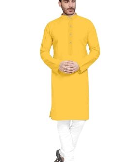 trustous Mens straigth Kurta Pyjama Set Combo in 100% Cotton with 16 Colour Option and Size are XS t