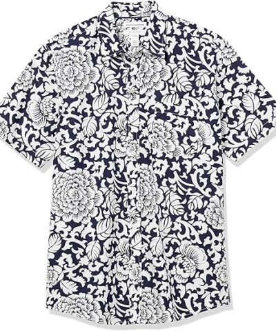 Men’s Regular-Fit Short-Sleeve Poplin Shirt