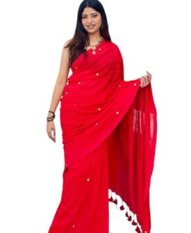 Handloom Traditional Saree with Tassels