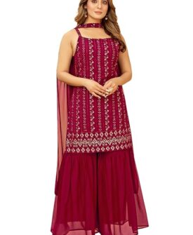 TILKI Women's Kurti Sharara with Dupatta Set