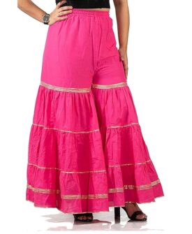 Srisaras Women's Regular Fit Palazzo